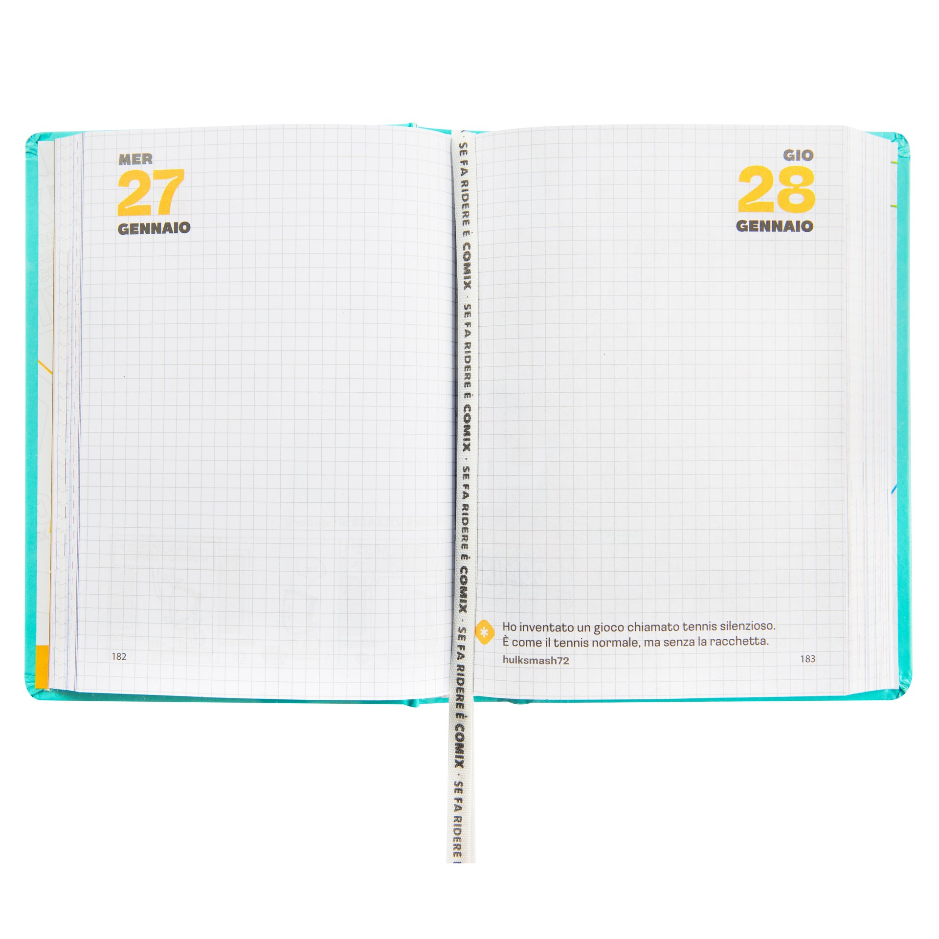 AGENDA COMIX 16M MIGNON PLUS TURCHESE 14,5x10cm 76589TU 41349 - Vista 2