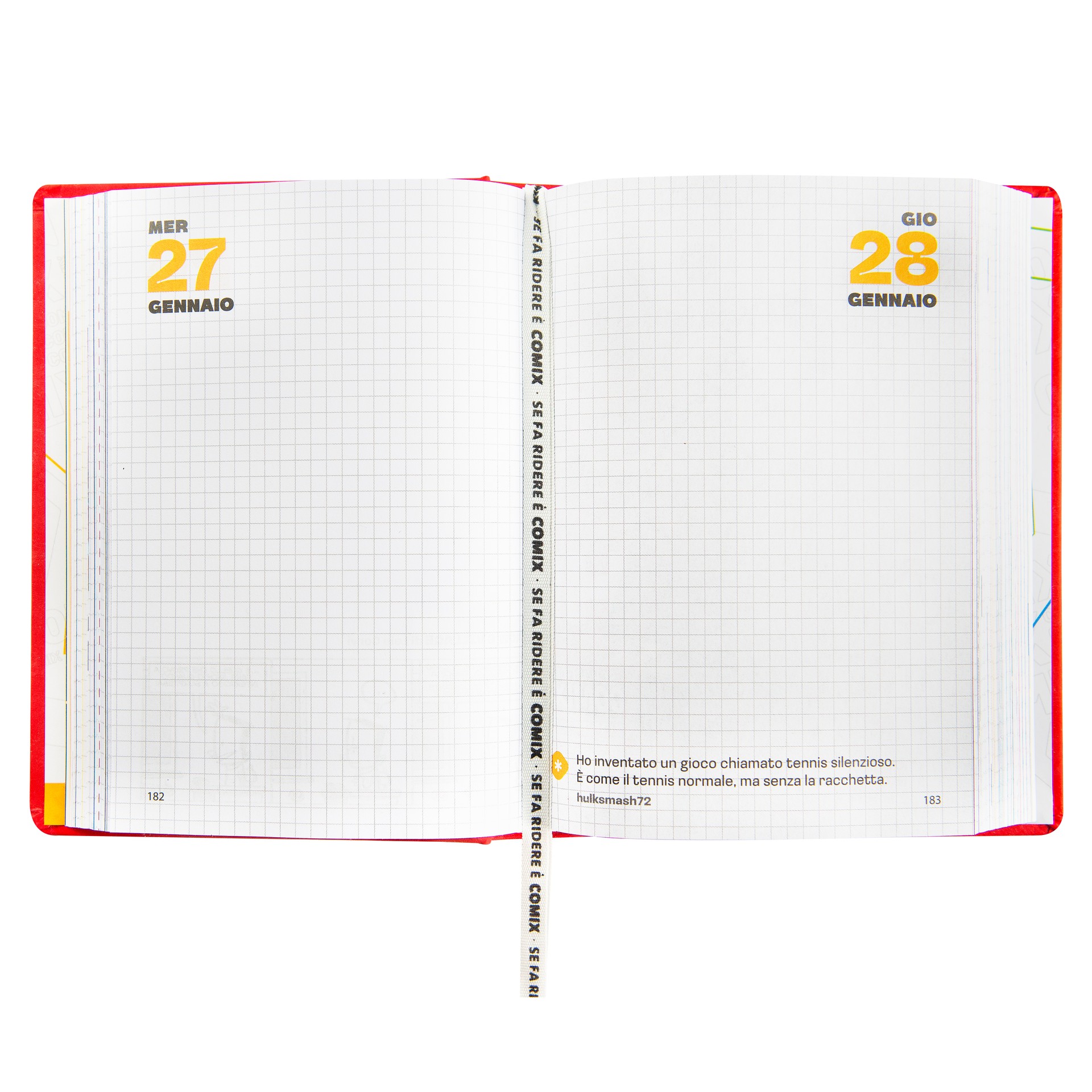 AGENDA COMIX 16M MINI RED 16x11,5cm 76588RD 41349 - Vista 2