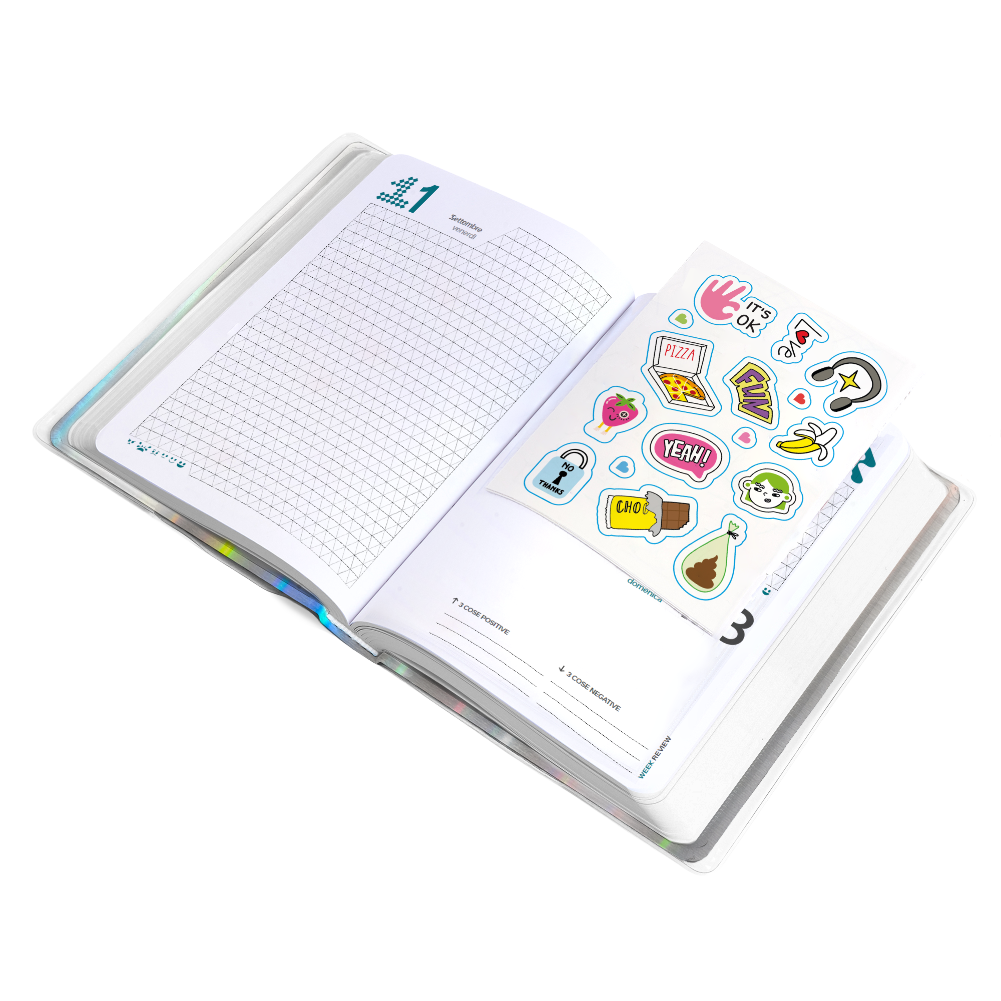 BE9BQ000 BE-U 26/27 DIARIO PRISM EASY 17x13cm 40720 - Vista 2