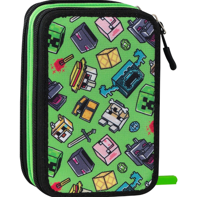 ASTUCCIO CORREDO 3 ZIP MASCOTS MINECRAFT 75964 41349 - Vista 2