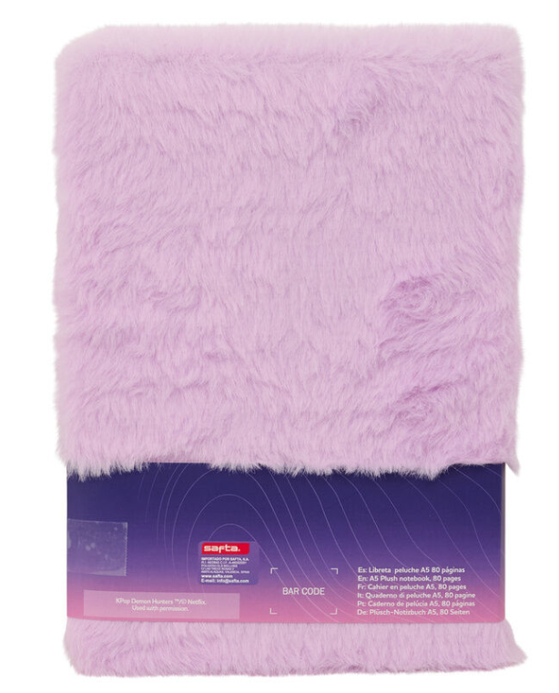 FLUFFY NOTEBOOK K-POP DEMON HUNTERS 21x14,80cm 6426681007 41177 - Vista 3