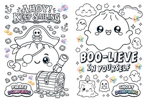 LUCKY DUMPLING. COZY COLORING 62918A 41104 - Vista 3