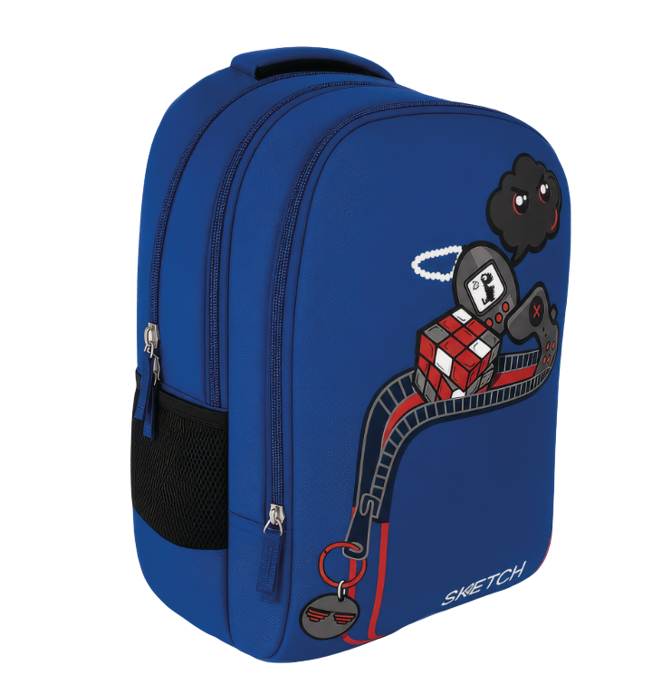 KE900B10 SKETCH26 ZAINO+SACCA BOY BLU 40720 - Vista 2