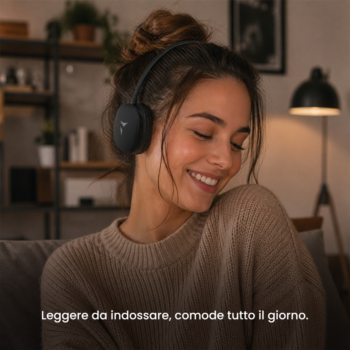 TM-080-BK TECHMADE CUFFIE WIRELESS COLORE NERO 41464 - Vista 3