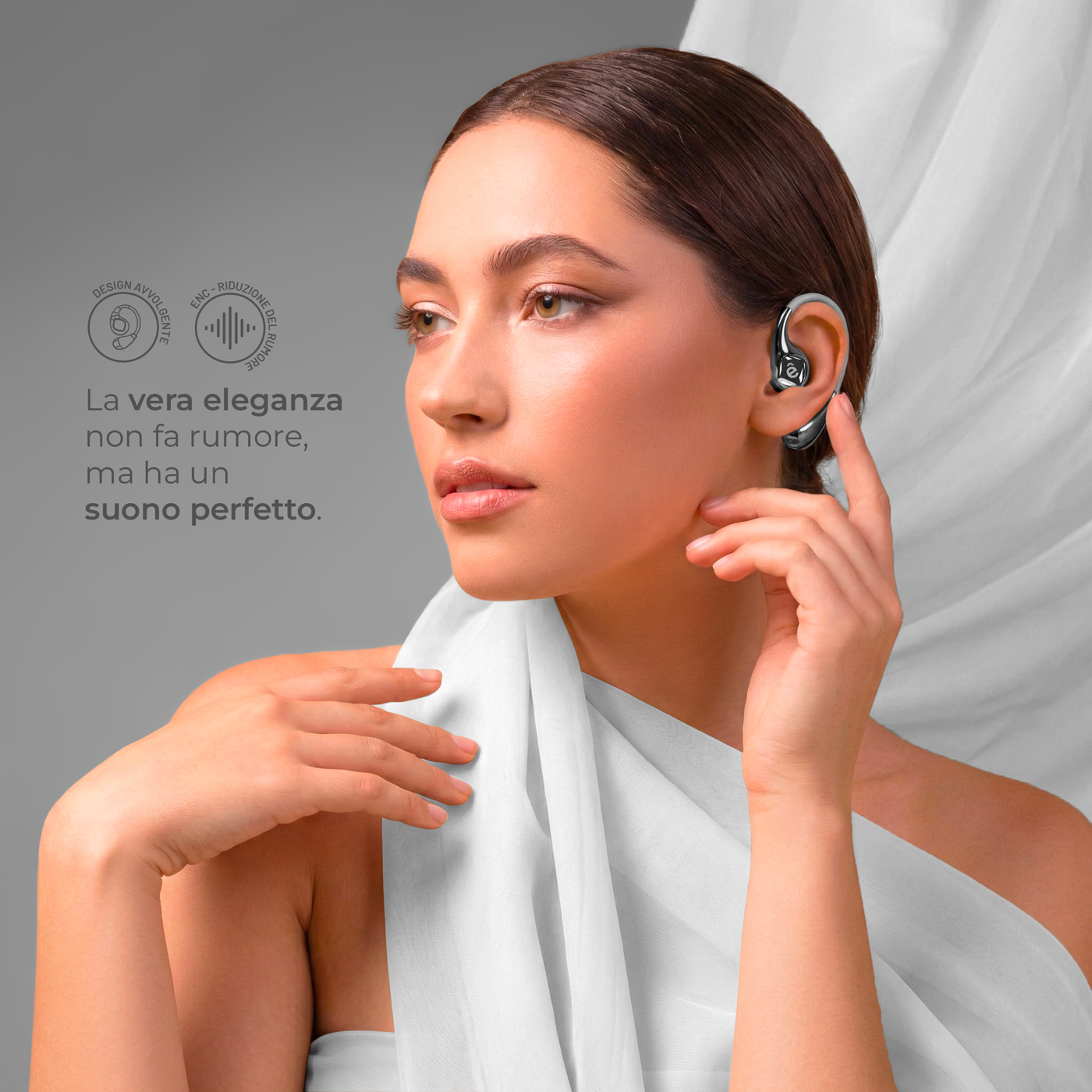 ET-YX46-001 ETRES AURICOLARI WIRELESS BK A FORMA DI BORSETTA 41464 - Vista 4