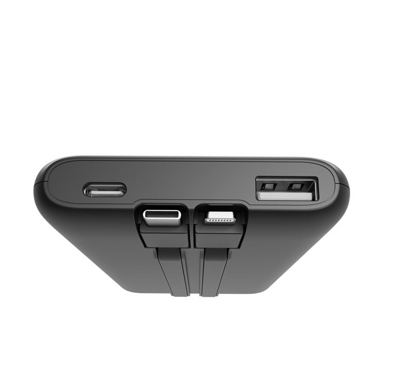 PB10-PD20-LCD-01 TECHMADE GEMBIRD POWERBANK RICARICA RAPIDA 20W 10000MAH NERO 41464 - Vista 5