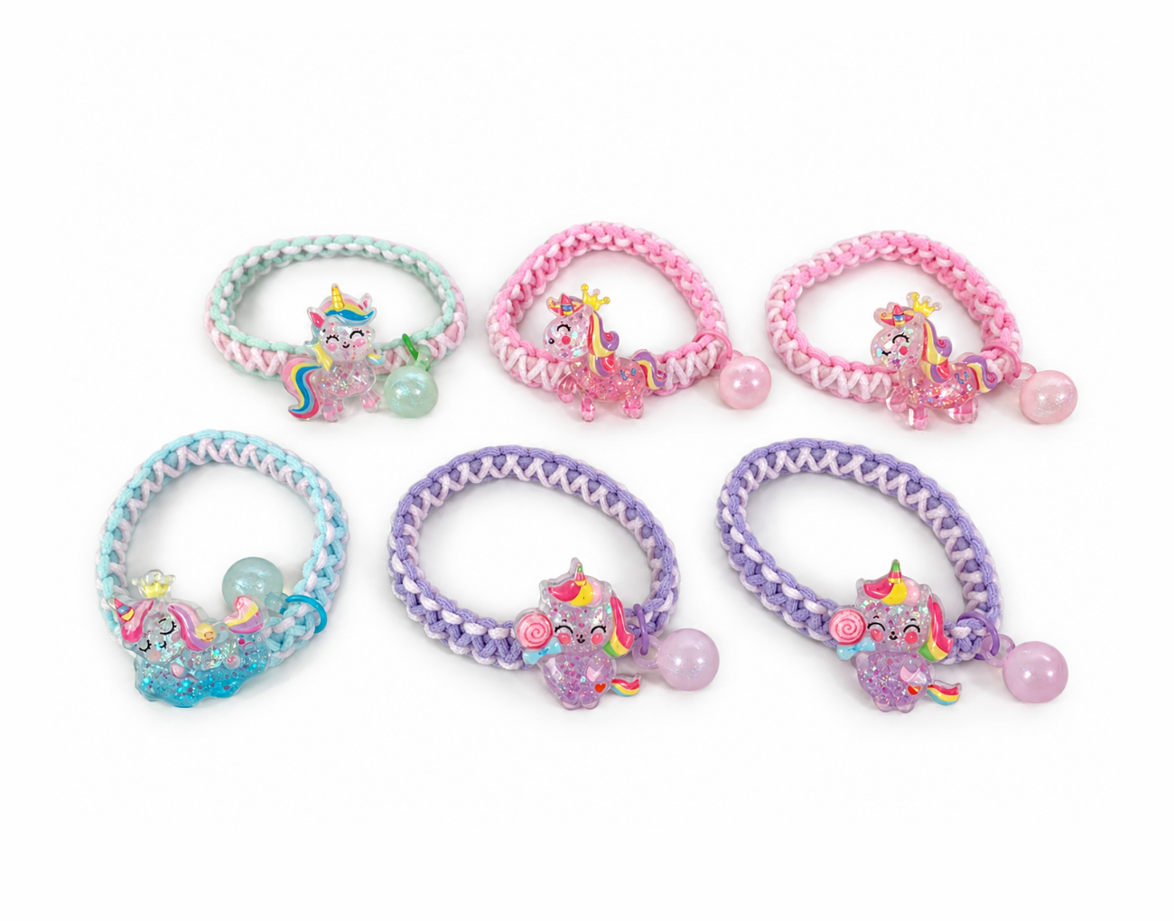 FC34392 ELASTICO SHINE UNICORNS 41414 - Vista 2