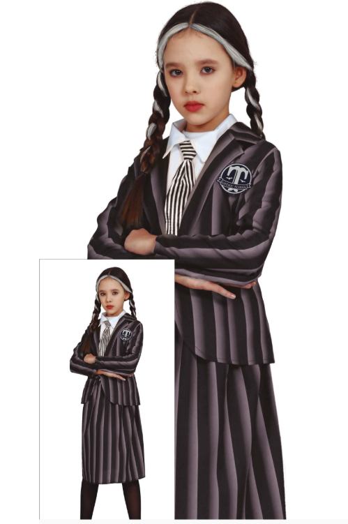 STUDENTE GOTICO 10-12 ANNI 151cm BAMBINI 78120 52833 - Vista 2