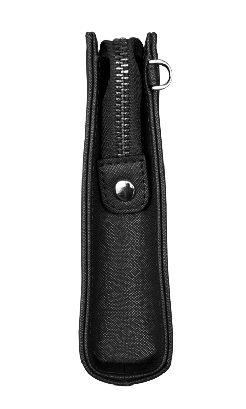 ET-HB014 ETRES HANDBAGS SAFFIANO BLACK-SILVER IN SIMILPELLE CON ZIP E TRAC 41464 - Vista 3