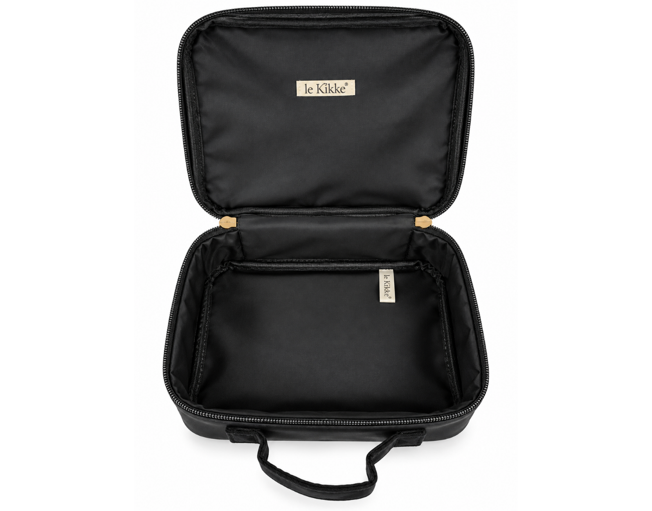 CB1035 BEAUTYCASE LE KIKKE NOIR VELVET 16x24x7cm 41414 - Vista 2