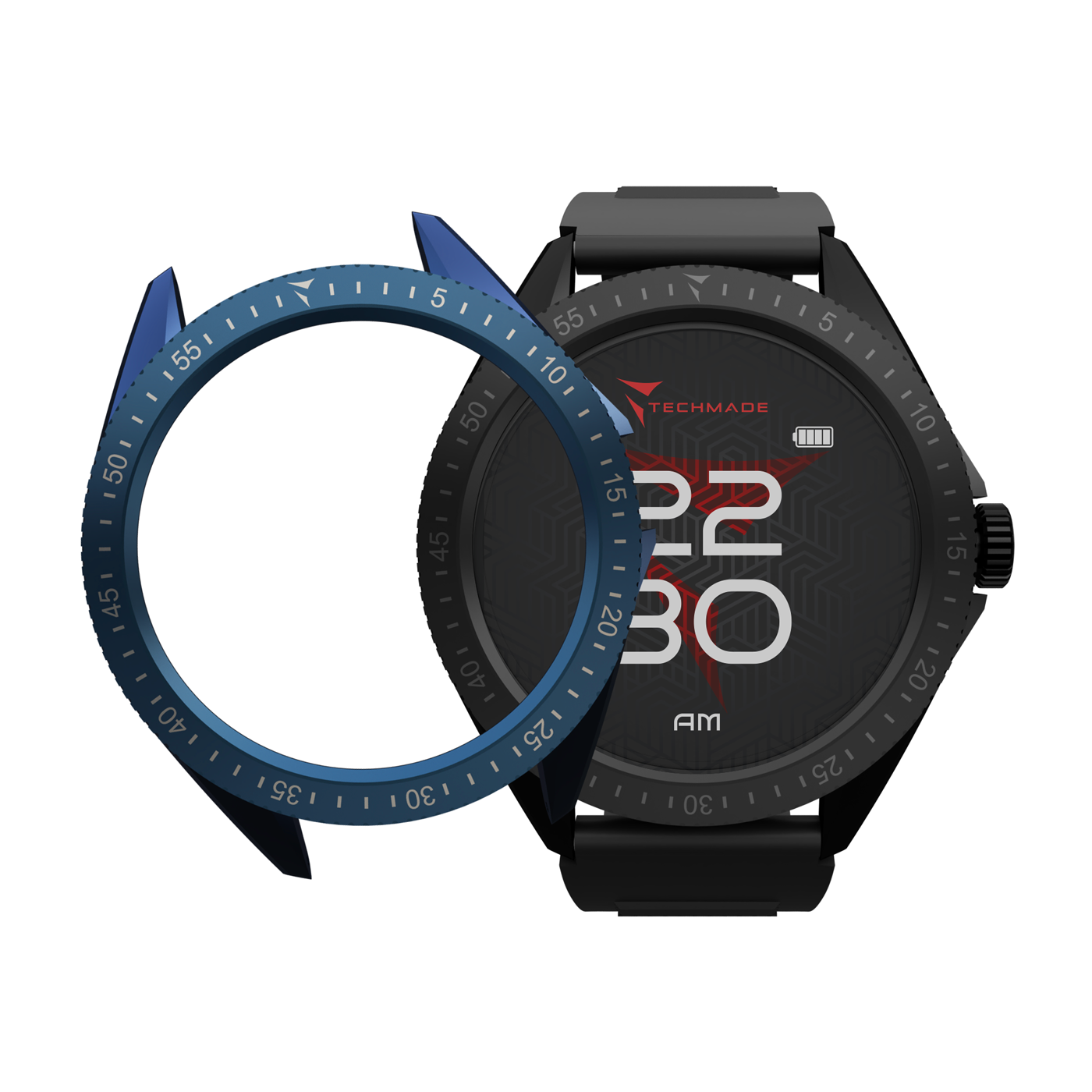 TM-ROCKS2-FBKBL TECHMADE BLACK BLACK BLUE 41464 - Vista 5
