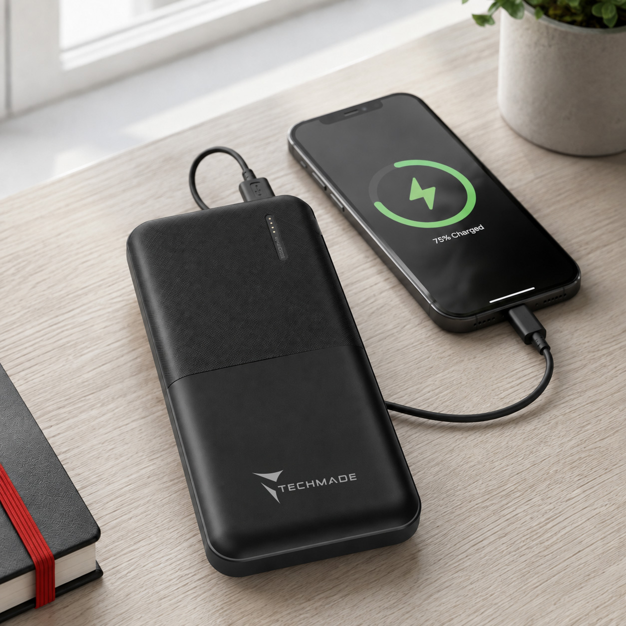 TM-SP2012 TECHMADE POWERBANK 10000mah 41464 - Vista 2