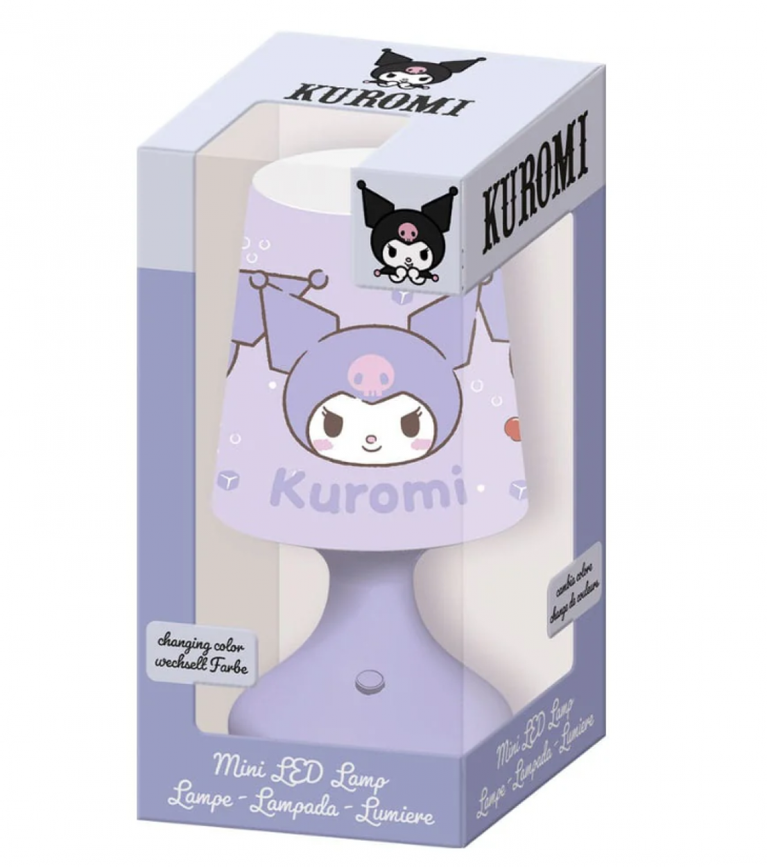 KUROMI MINI LAMPADA LED FUNZIONA CON BATTERIA 10x10x19cm 24092 40668 - Vista 2
