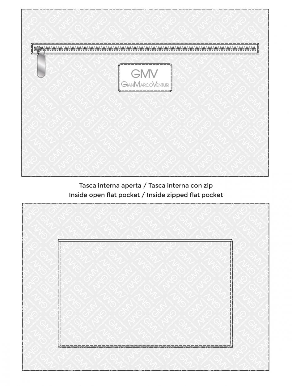 GB0132HO2 BORSA GMV 25x18cm BLACK 40627 - Vista 2