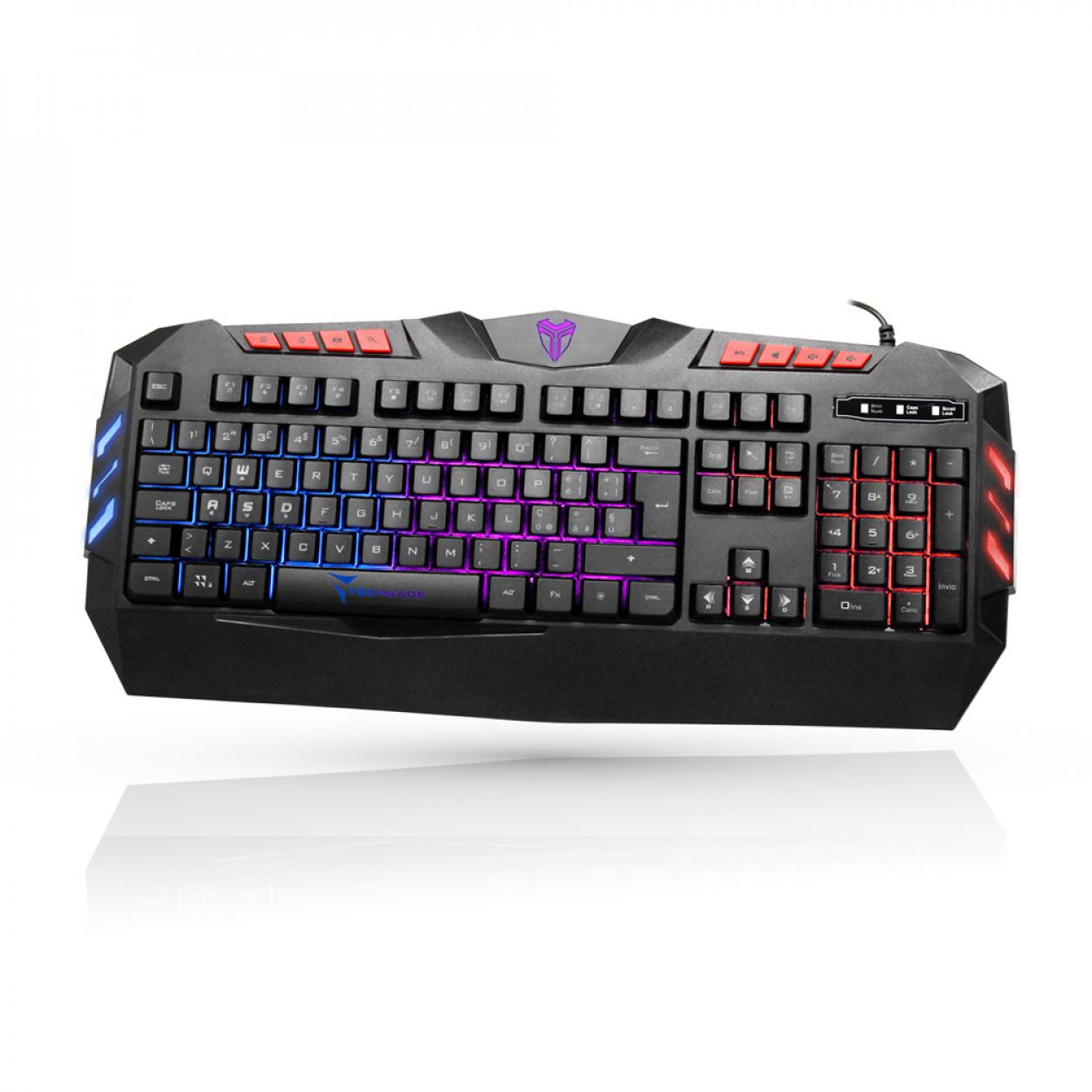 Kit USB TECHMADE KB828 + M102: Tastiera e Mouse Neri Nuovi