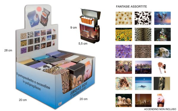 SMOKEBOX 101 P/PACCHETTO IN PPL STAMPATO