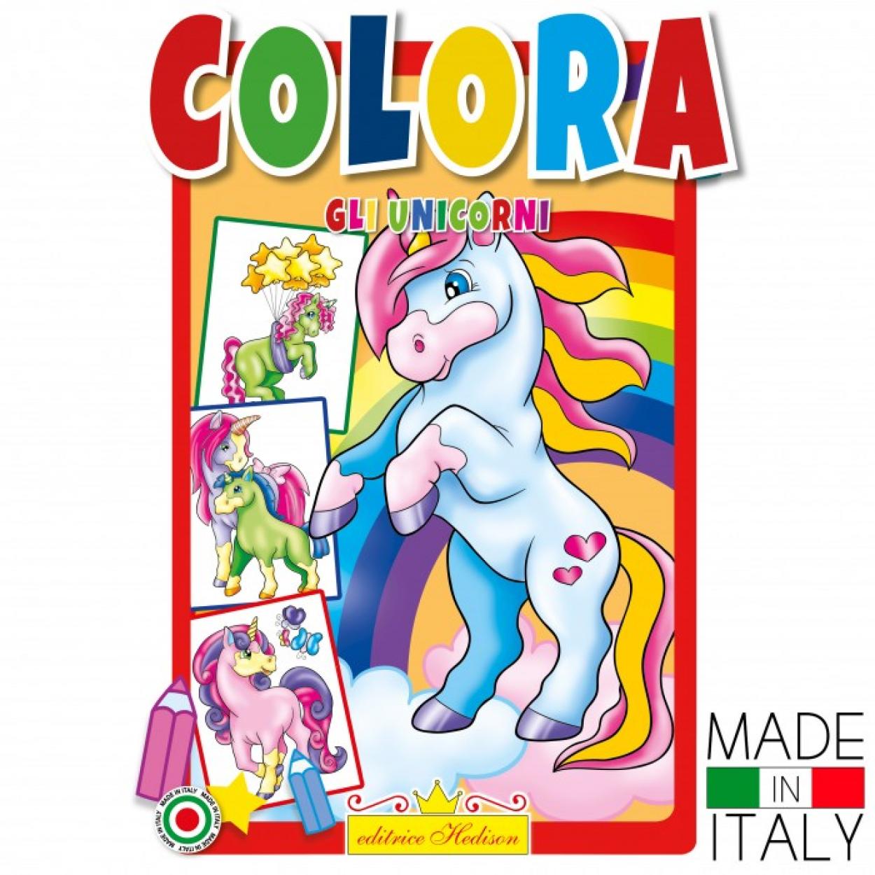 LIBRI COLORA GLI UNICORNI 1189 41199
