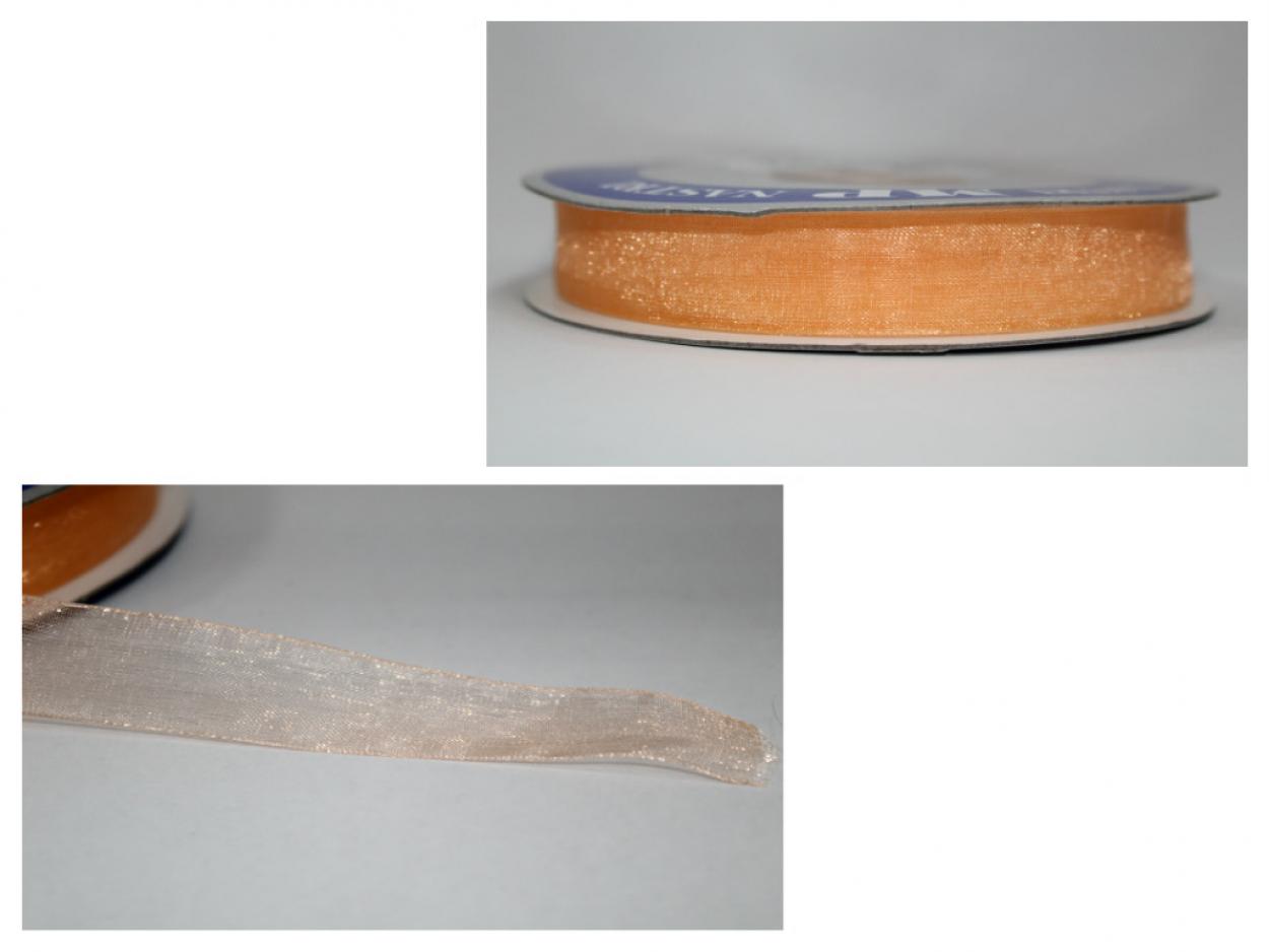 SHINING ORGANZA MM15x50MT PEACH 1970MX27