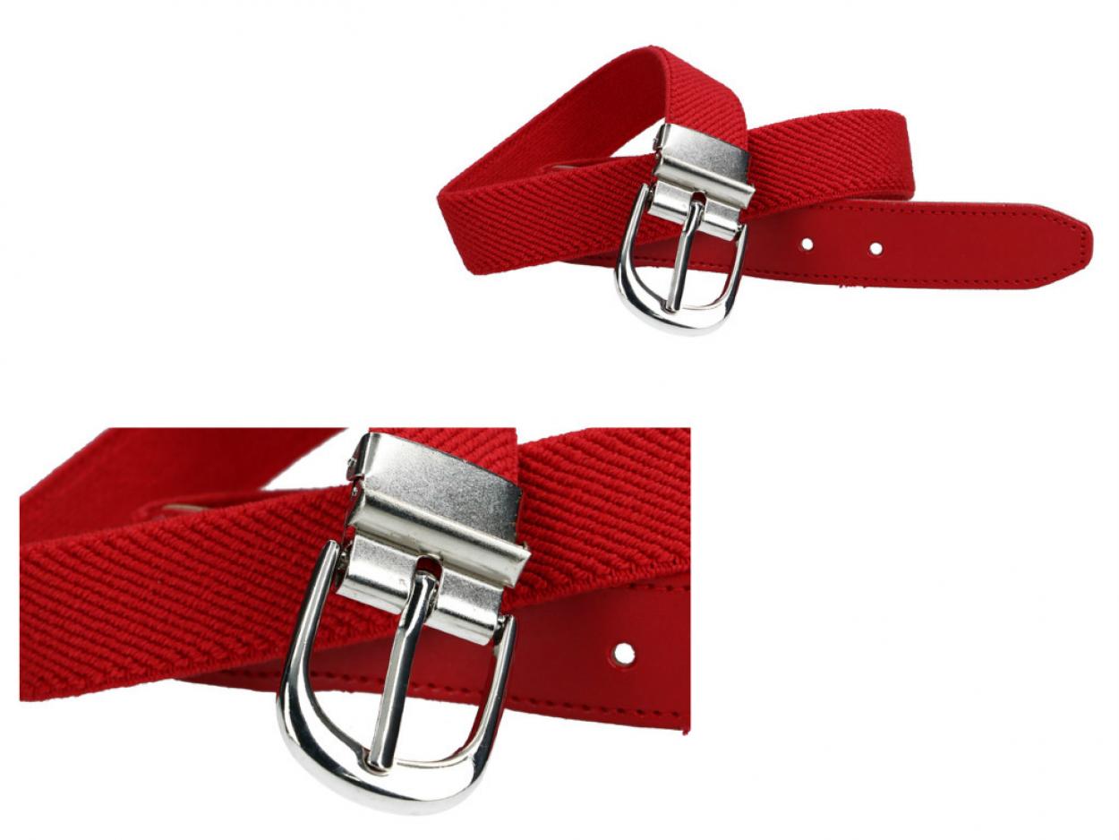 CINTURE F/PELLE D100/BIMBO/ELASTICO/11061 (ROSSO)