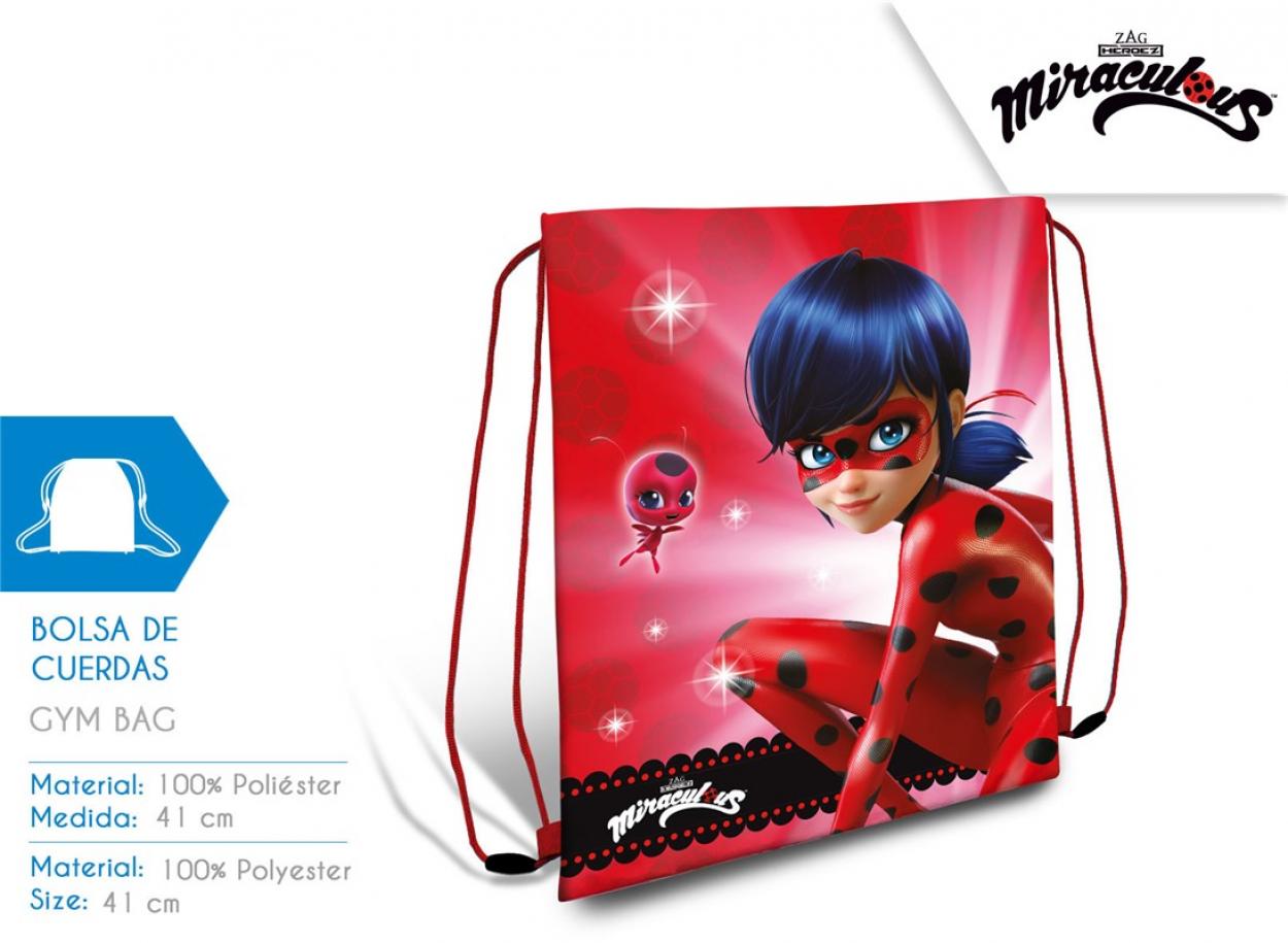 LY17227 LADYBUG GYM BAG 41CM 40809