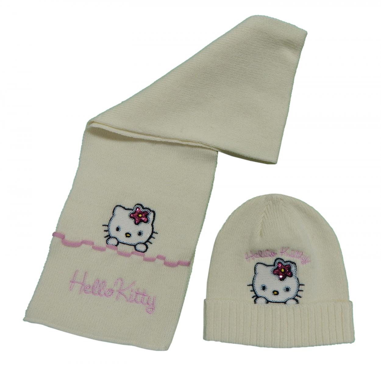 SET 2PZ CAPPELLO + SCIARPA HELLO KITTY H11F4053