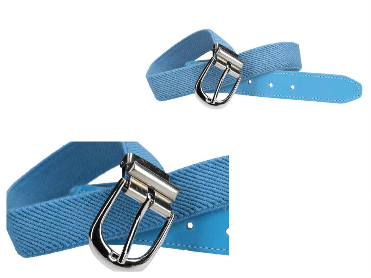 CINTURE F/PELLE D100/BIMBO/ELASTICO/11061 (AZZURRO)