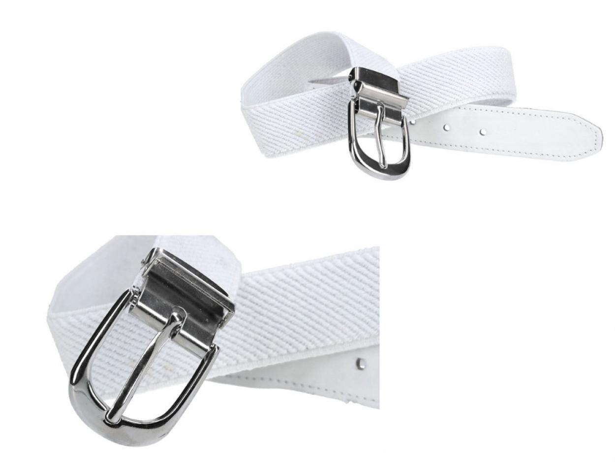 CINTURE F/PELLE D100/BIMBO/ELASTICO/11061 (BIANCO)