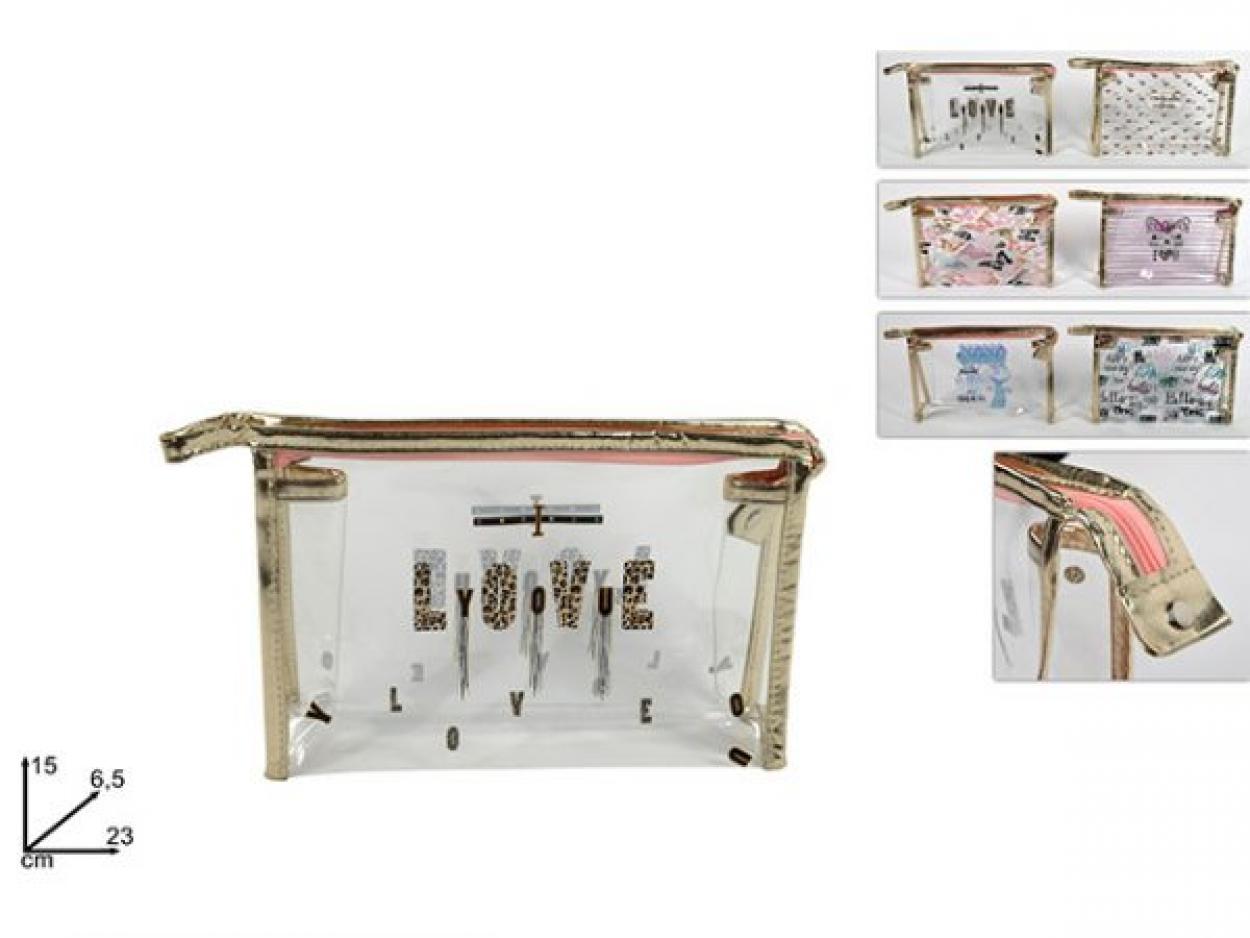 BEAUTY POCHETTE TRASP. PVC 23X15CM 540695 40842
