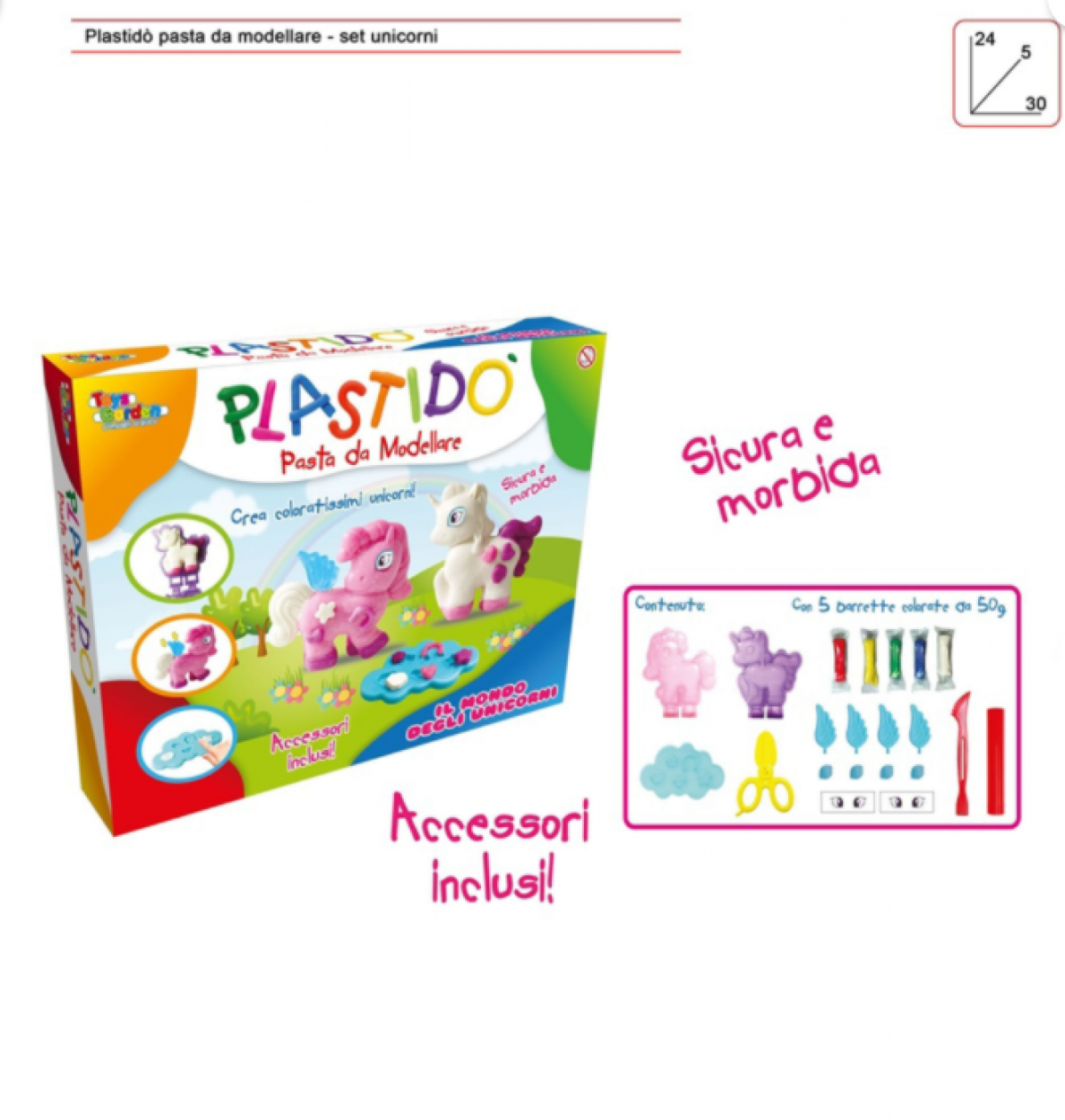 PLASTIDO' UNICORNI 27267 41452