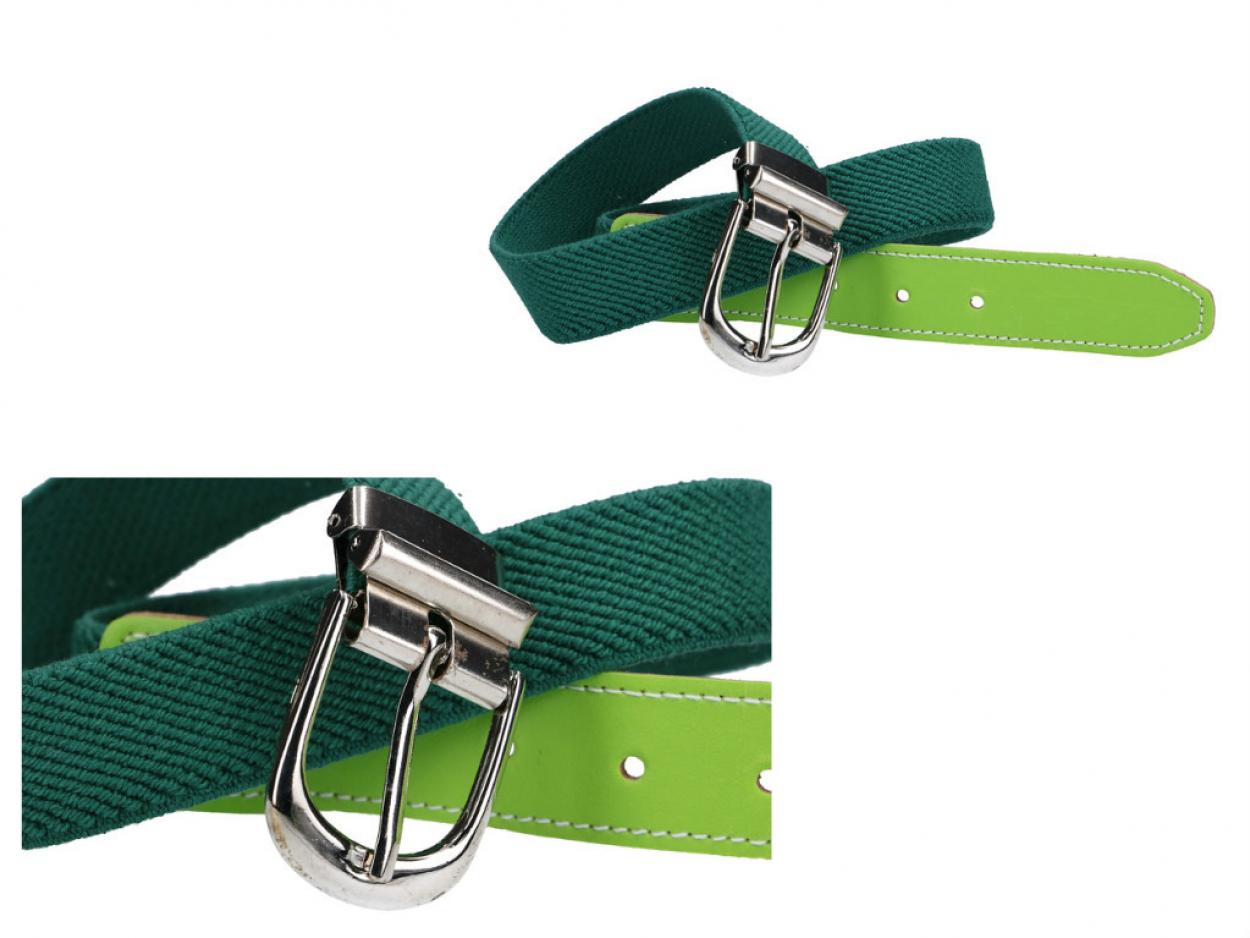 CINTURE F/PELLE D100/BIMBO/ELASTICO/11061 (VERDE)