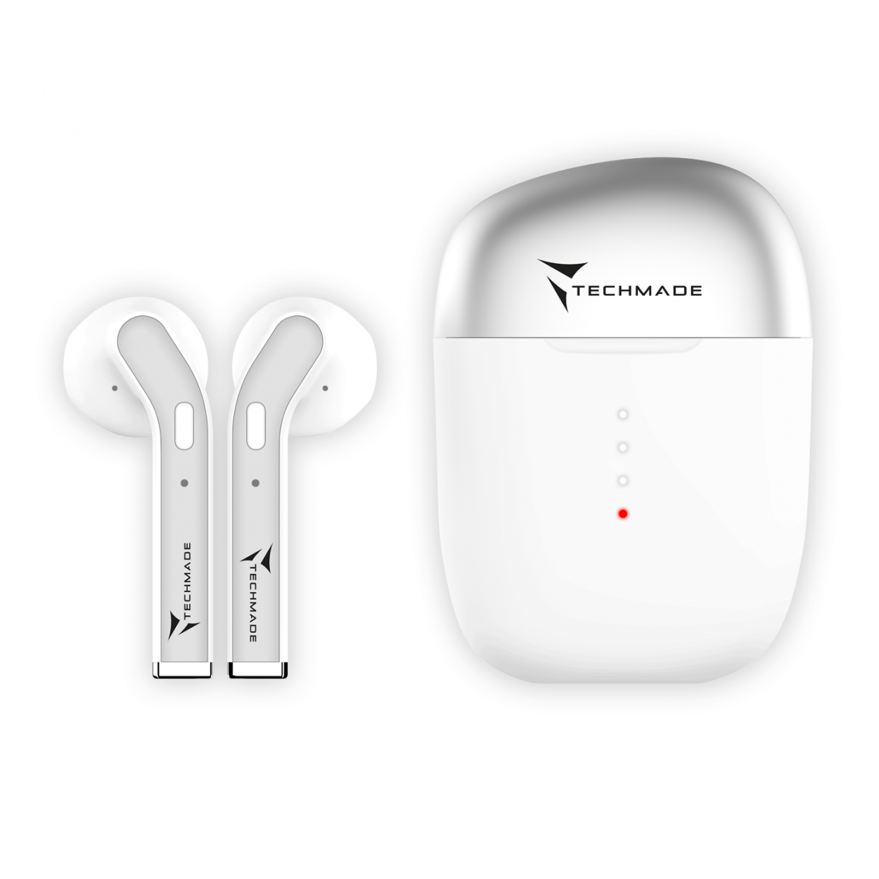 TECHMADE AURICOLARI EARBUDS TM-HP020-WH 41464 (BIANCO)