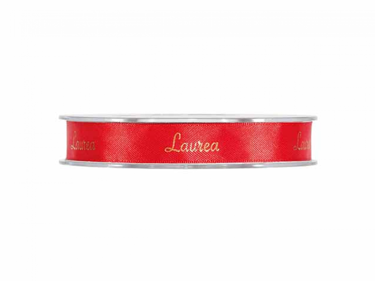 NASTRO LAUREA MM12x25MT RED/GOLD 3574104 41229