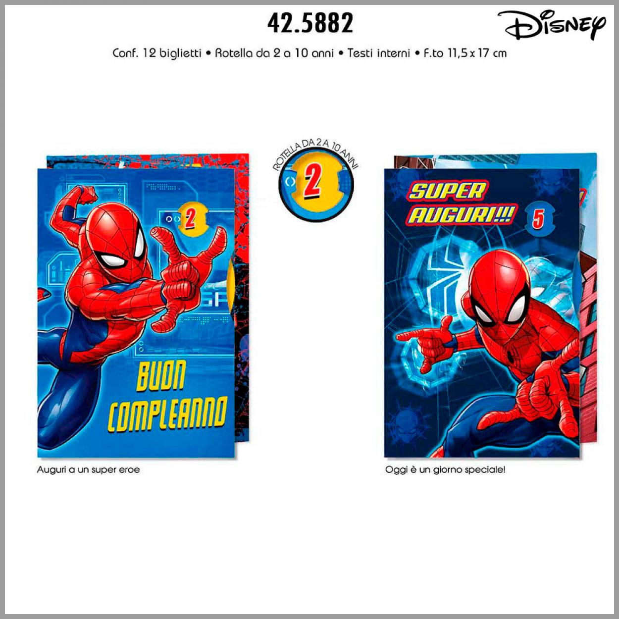 BIGLIETTI DISNEY SPIDERMAN ROTELLA 425882 40631