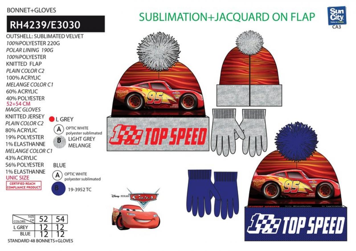 RH4239 SET 2 PCS BONNET & GANTS 892