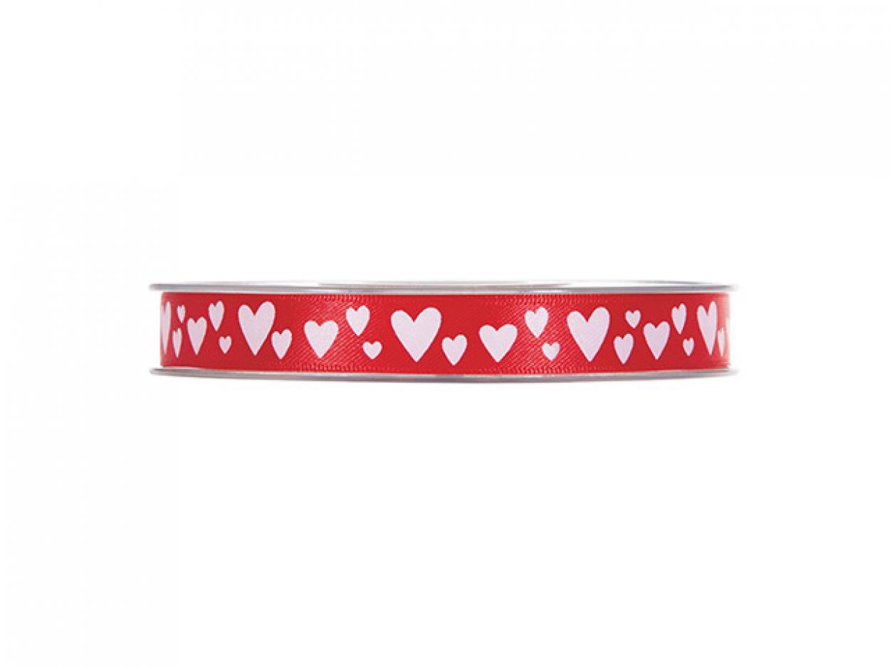 NASTRO CUORI MM12X25MT RED 3214P08 41229