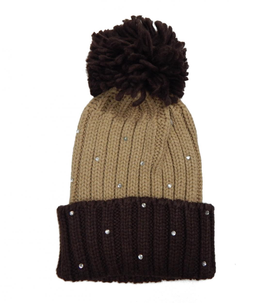 CAPPELLO 4520753 FASCIATO PONPON STRASS 351