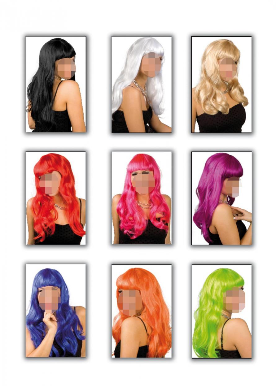 PARRUCCA PARTY CHIC COLORI ASSORTITI 21667 925