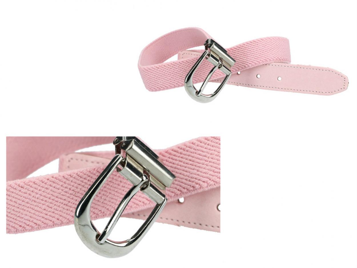 CINTURE F/PELLE D100/BIMBO/ELASTICO/11061 (ROSA)